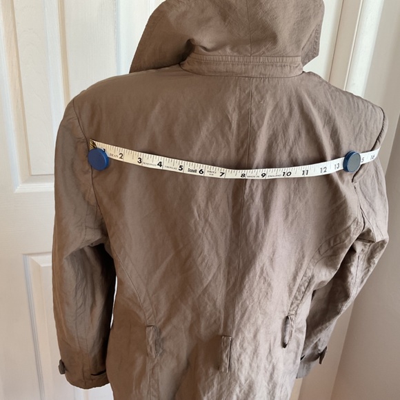 Women’s Style & Co. Light Weight Trench Coat, SZ L - Picture 9 of 14